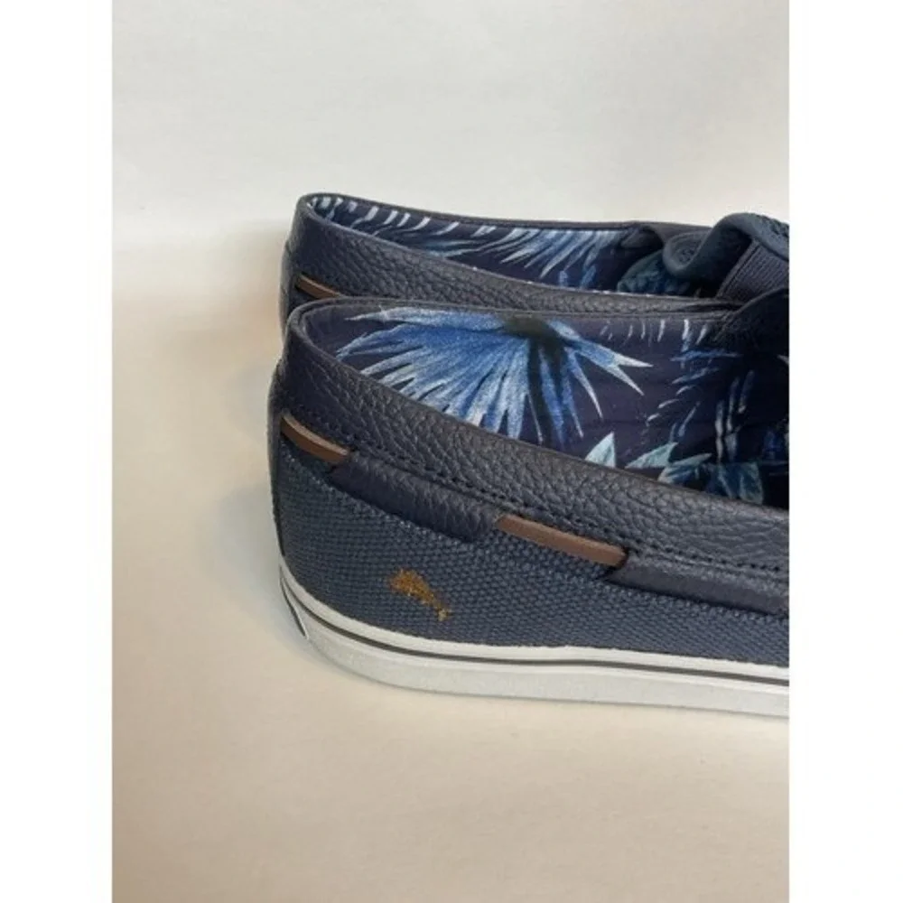 Tommy Bahama Blue Slip On Mesh Canvas Beach Casual Sneakers Men 14D China Fabric